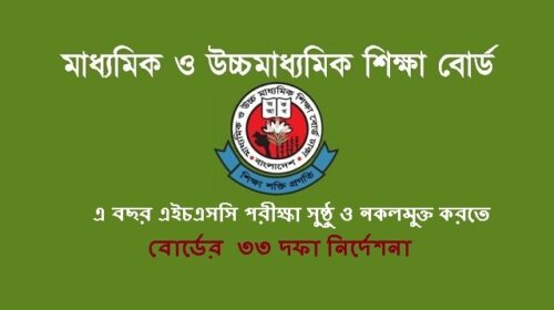 This year the HSC examination will be conducted smoothly and without cheating, following the boards 33 directives