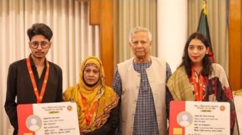 না.গঞ্জের ১০০ জুলাই যোদ্ধা স্বাস্থ্য কার্ড পাচ্ছেন