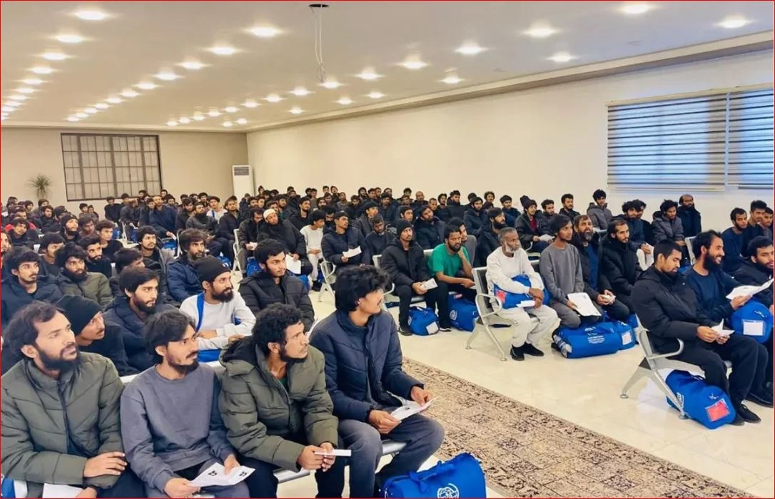 158 Bangladeshis returned home from a prison in Libya.