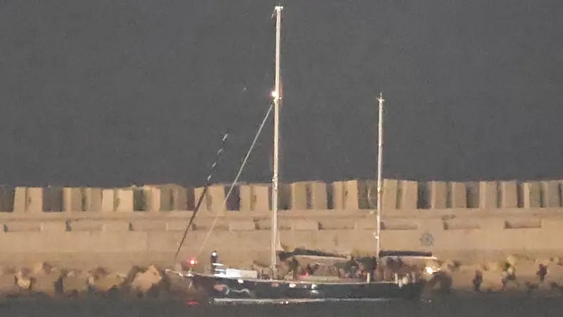 Israel confiscated the aid ship 'Madeline' and detained 12 human rights activists.