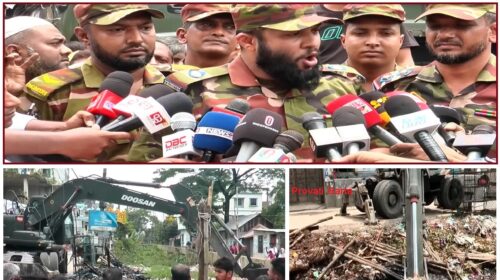 ডিএনডি’র জলাবদ্ধতা নিরসনে সেনাবাহিনীর বিশেষ অভিযান