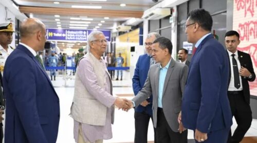 The Chief Adviser Dr. Muhammad Yunus has returned to the country after an official visit.