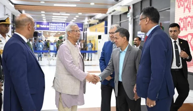The Chief Adviser Dr. Muhammad Yunus has returned to the country after an official visit.