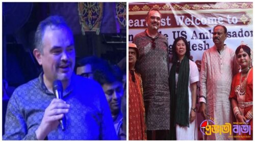 বাংলাদেশে প্রথম দুর্গাপূজা দেখে মুগ্ধ আমেরিকার রাষ্ট্রদূত